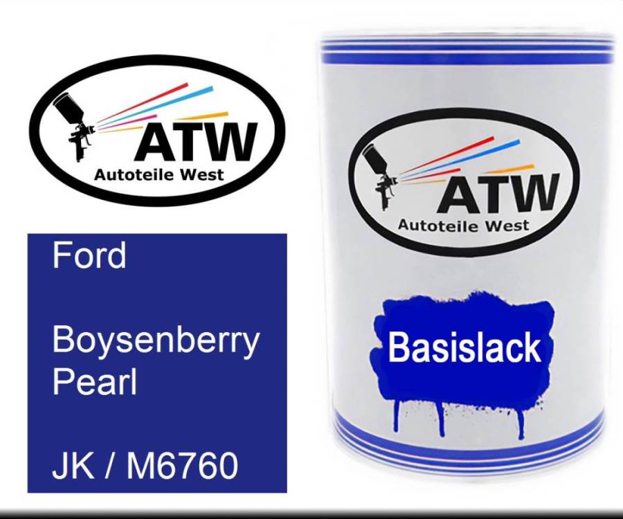 Ford, Boysenberry Pearl, JK / M6760: 500ml Lackdose, von ATW Autoteile West.